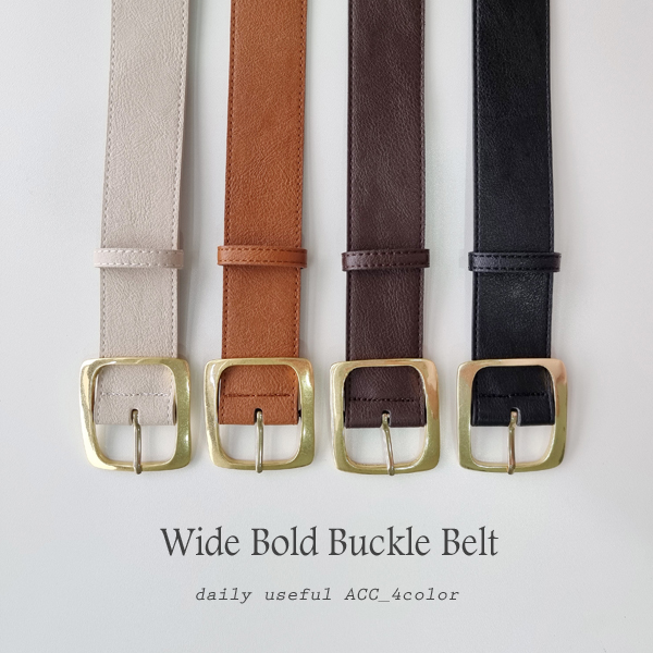 Bold buckle belt with good key point cycle
