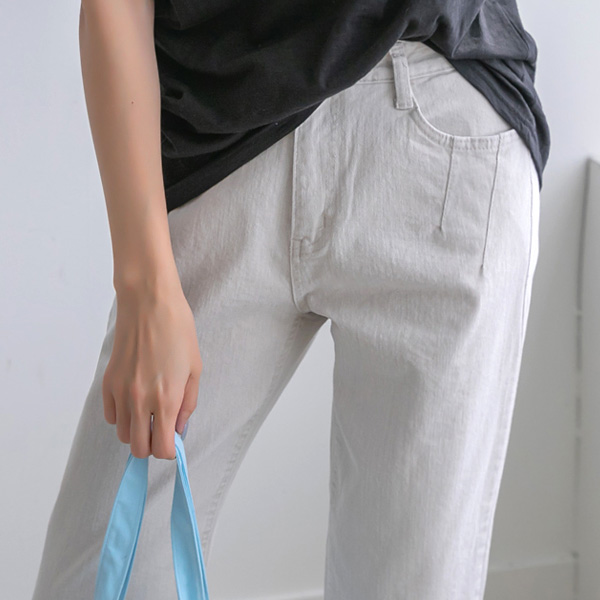 Comfortable daily baggy pants/straight pants with back waist banding