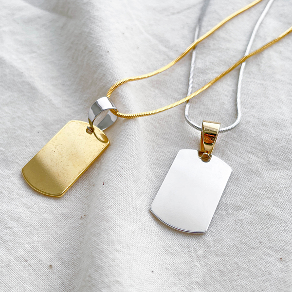 3,6,9 Uniform Price/Kkuanku Necklace!! Square pendant necklace accented with a color combination ring