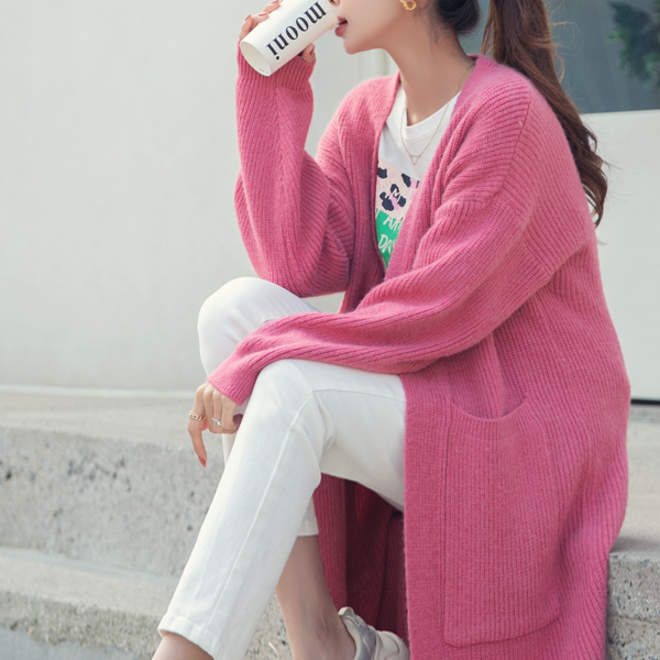 Cozy to wear~ Hachi Long Knit Cardigan/From fall to winter #NAK MADE.