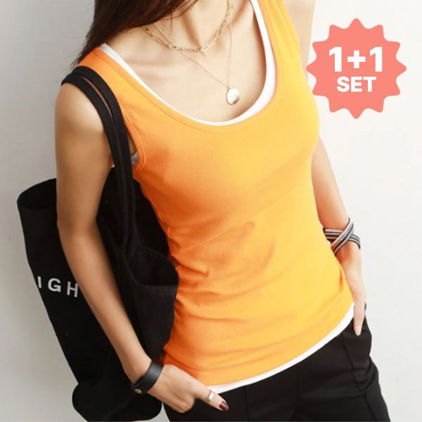 <font color="cc0000"><b>[ Buy 1+1/ 2 tickets at special price ]</b></font><br> <B class="nakText">#NAKMADE.</b> Now in big size!! It is a basic necessity! Elastic Unek tank top