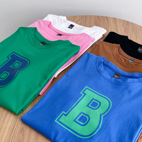 <B class="nakText">#NAKMADE.</b> Vivid color! Bold initial logo key point loose fit Short-sleeve T-shirt