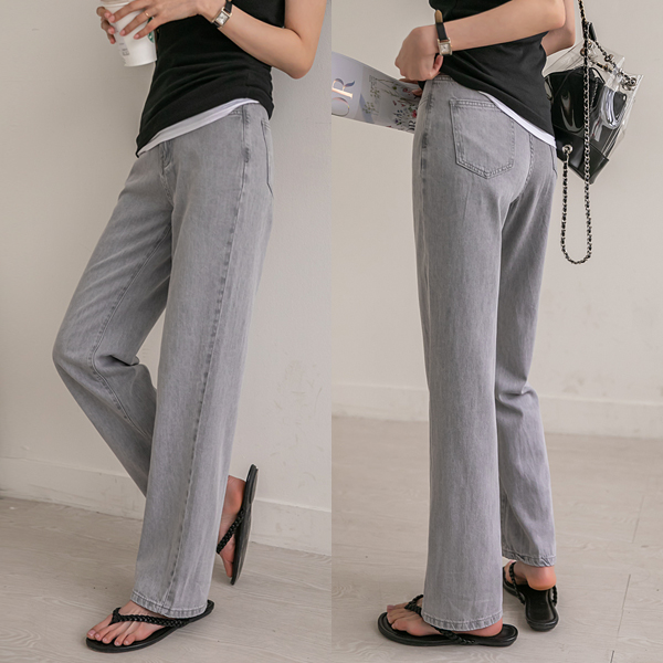 Are you wearing it? Light and cool!! Cooling Straight Gray Pants/Short, Basic, Long 3 types