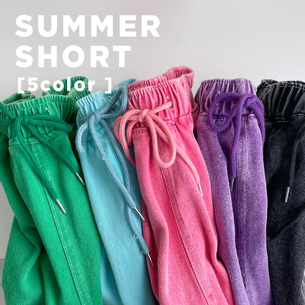 Summer Color itself! Different from washing~ Hair band part 5 Shorts/Summer shorts