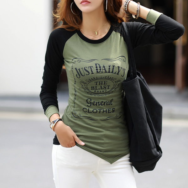 <font color="cc0000"><b>[Customer Request Restock]</b></font><br> [55~88] Stylish unbalanced lettering T-shirt #NAK MADE.