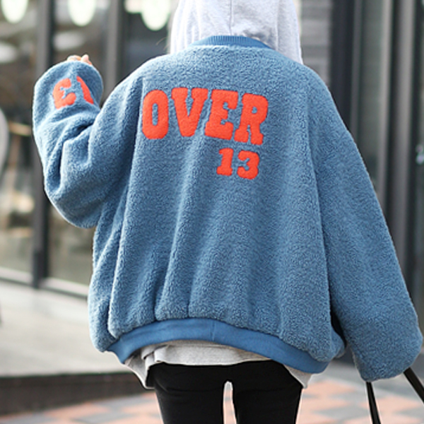 [55~100] Stylish~overfit dumbell fleece zip-up/lined #NAK MADE.