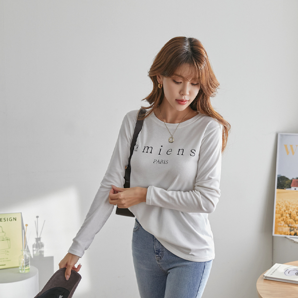 [55~100] Soft and warm fleece lining and firm fabric! Complete your daily look! Round fleece t-shirt #NAK MADE.